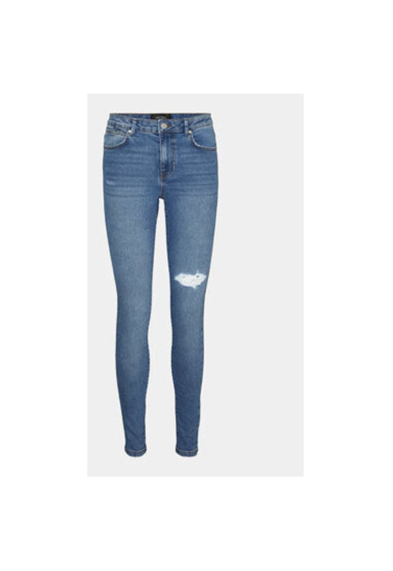 Blugi dama - 303614539 - Bumbac/Poliester - Albastru