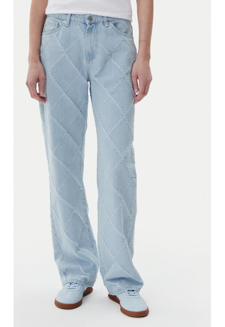 Blugi dama -  305405562 - Bumbac - Albastru Blugi dama -  305405562 - Bumbac - Albastru