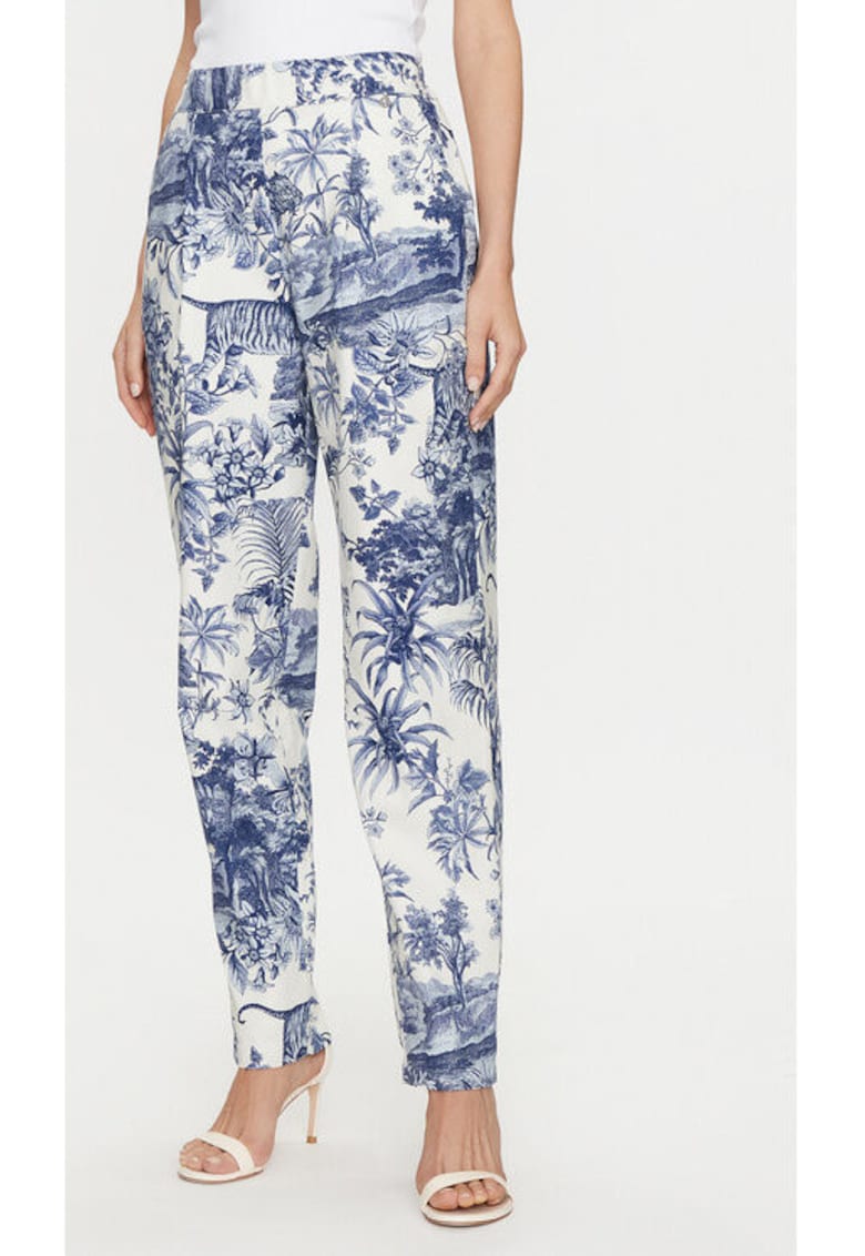 Pantaloni dama -  304413919 - Bumbac - Multicolor Pantaloni dama -  304413919 - Bumbac - Multicolor