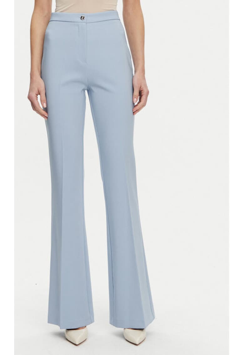 Pantaloni dama -  305290977 - Poliester - Albastru
