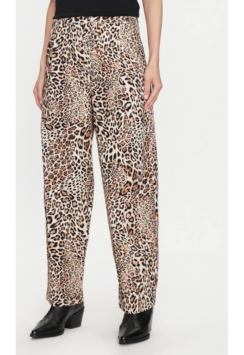 Pantaloni dama -  304384769 - Bumbac - Maro Pantaloni dama -  304384769 - Bumbac - Maro