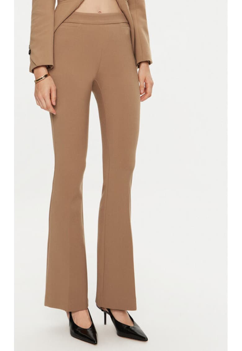 Pantaloni dama -  304362439 - Poliester/Viscoza - Bej