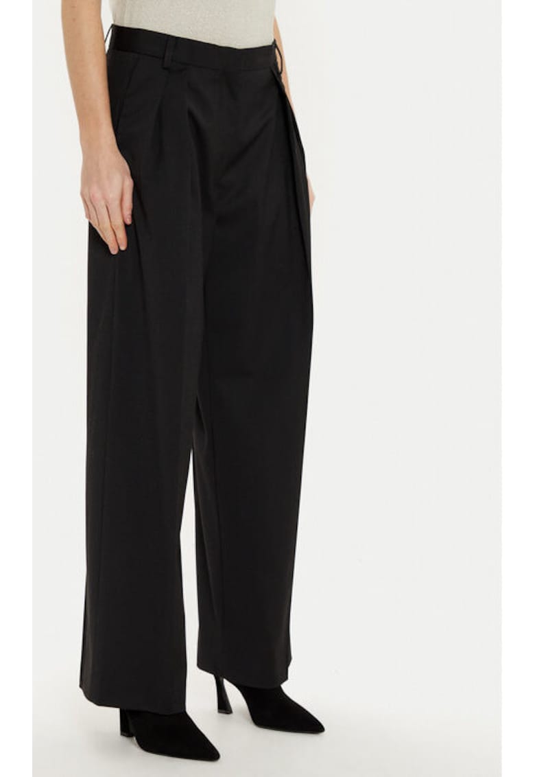 Pantaloni dama -  304750045 - Poliester/Lana - Negru