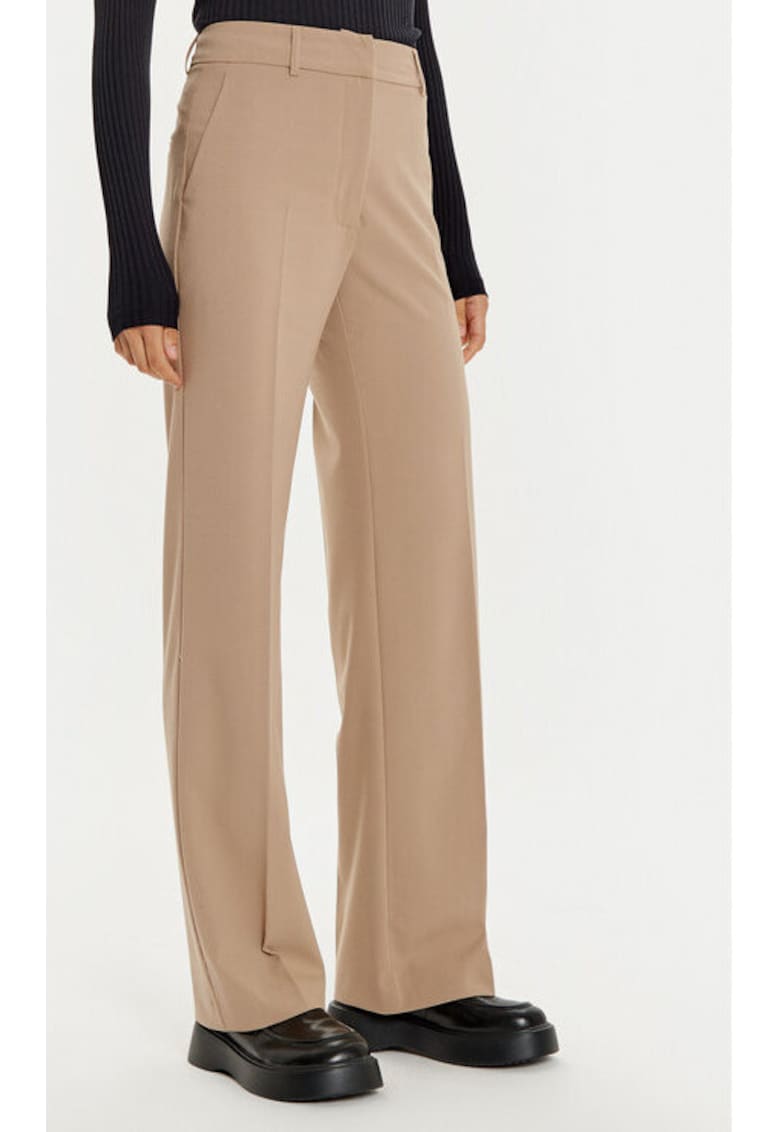 Pantaloni dama -  304937781 - Poliester/Rayon - Bej