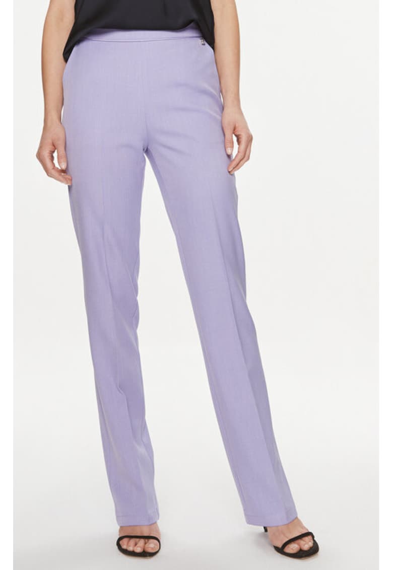 Pantaloni dama -  303688653 - Poliester - Violet