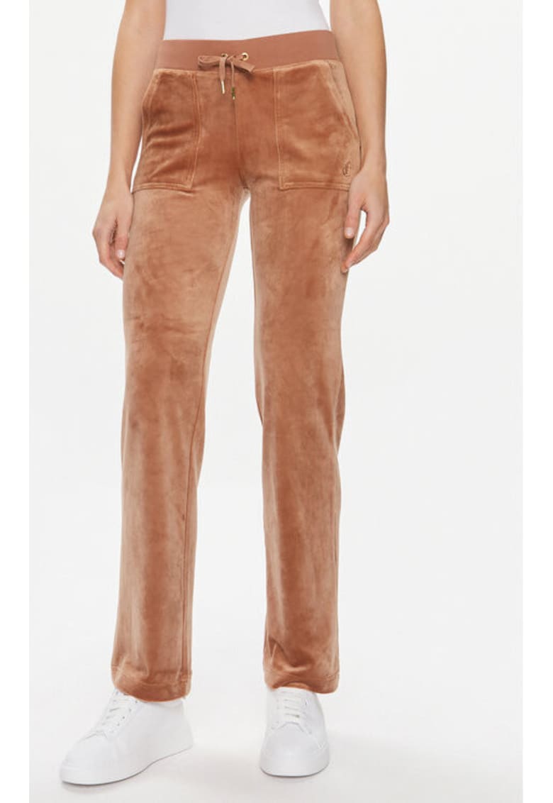 Pantaloni dama - 303903961 - Poliester - Maro - Maro