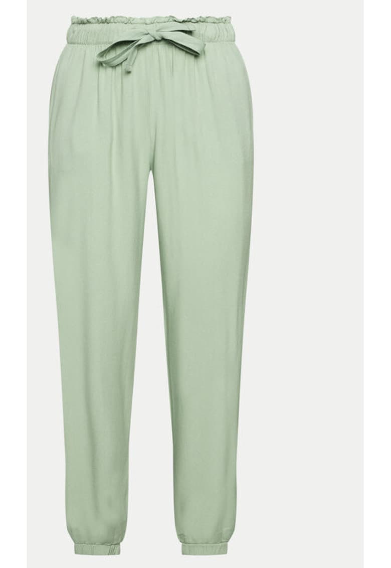 Pantaloni dama -  304100345 - Viscoza - Verde Pantaloni dama -  304100345 - Viscoza - Verde