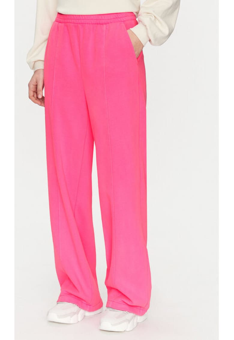 Pantaloni dama -  304986192 - Bumbac/Poliester - Roz