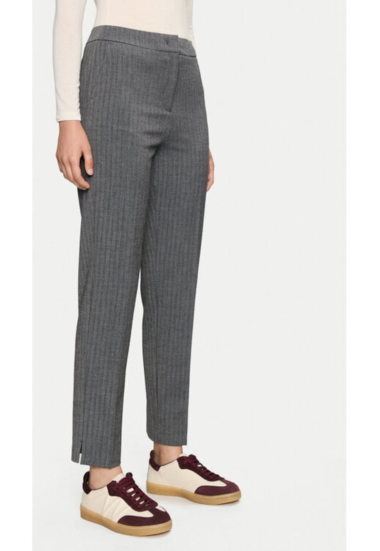Pantaloni dama -  304171376 - Poliester/Viscoza - Gri