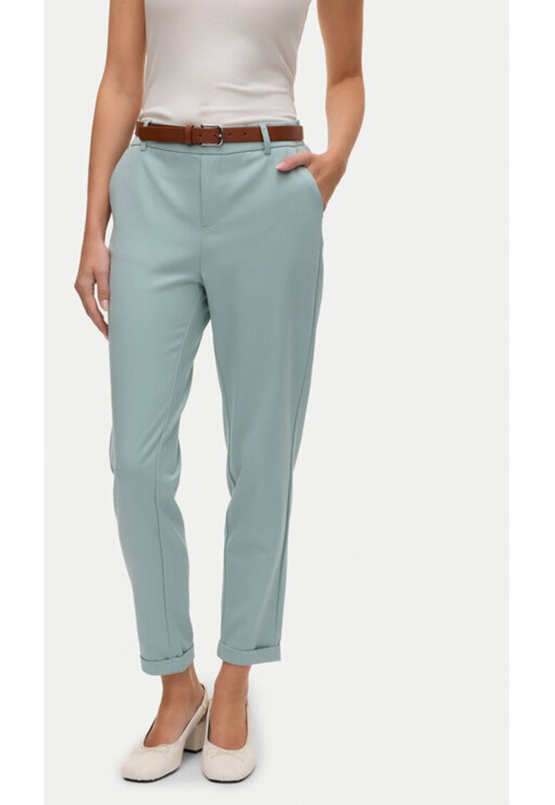 Pantaloni dama -  304785665 - Poliester/Viscoza - Verde