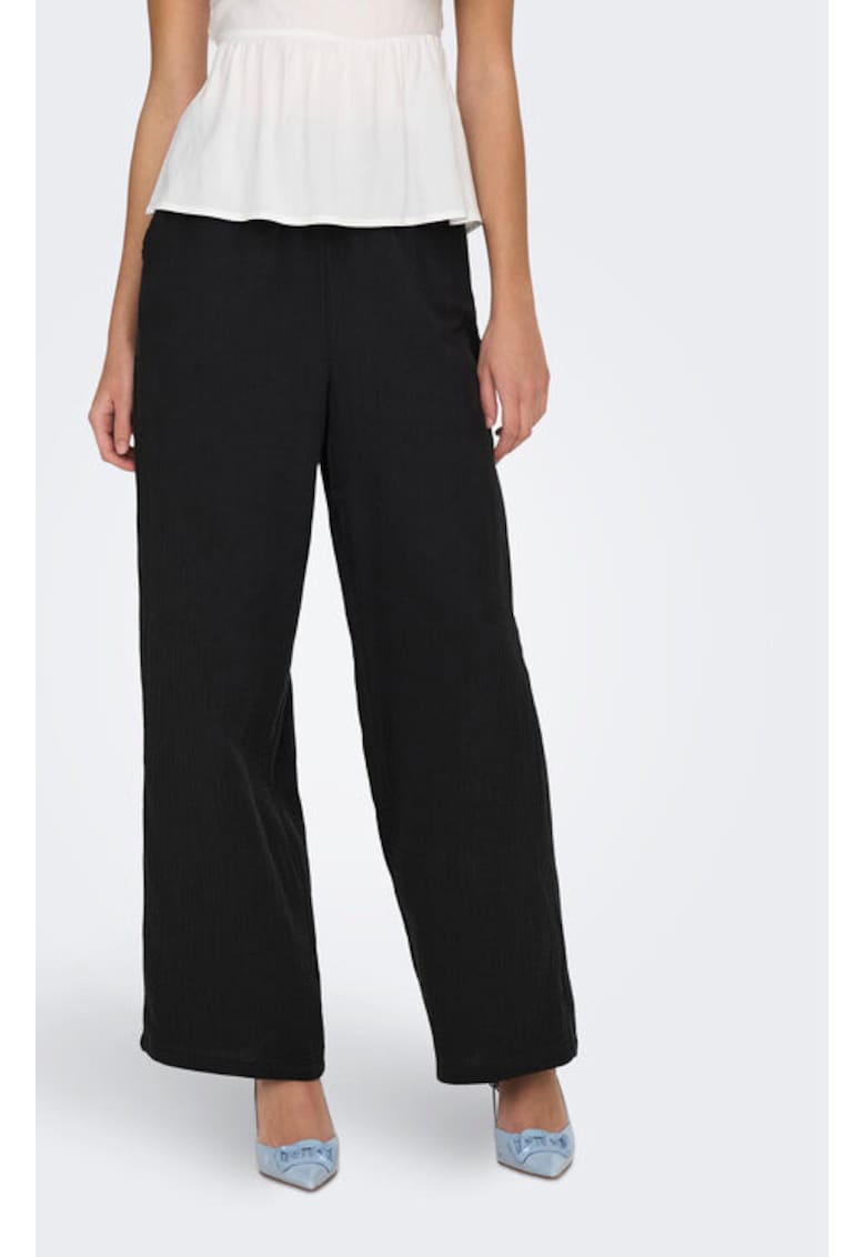 Pantaloni dama - 303603472 - Bumbac organic - Negru