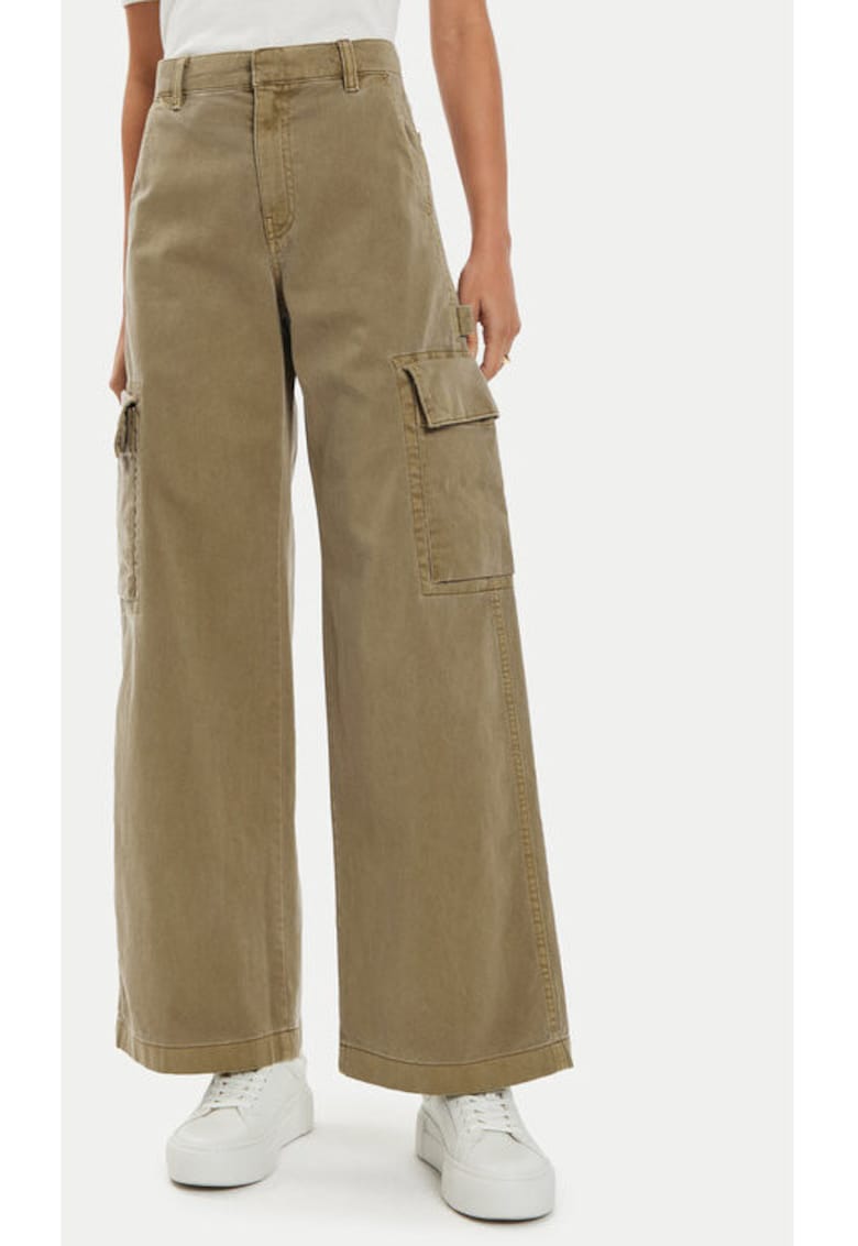 Pantaloni dama -  304609053 - Bumbac - XL INTL - Maro