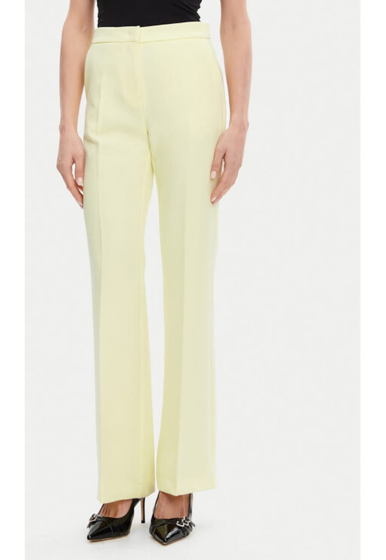 Pantaloni dama -  305406507 - Poliester - Galben