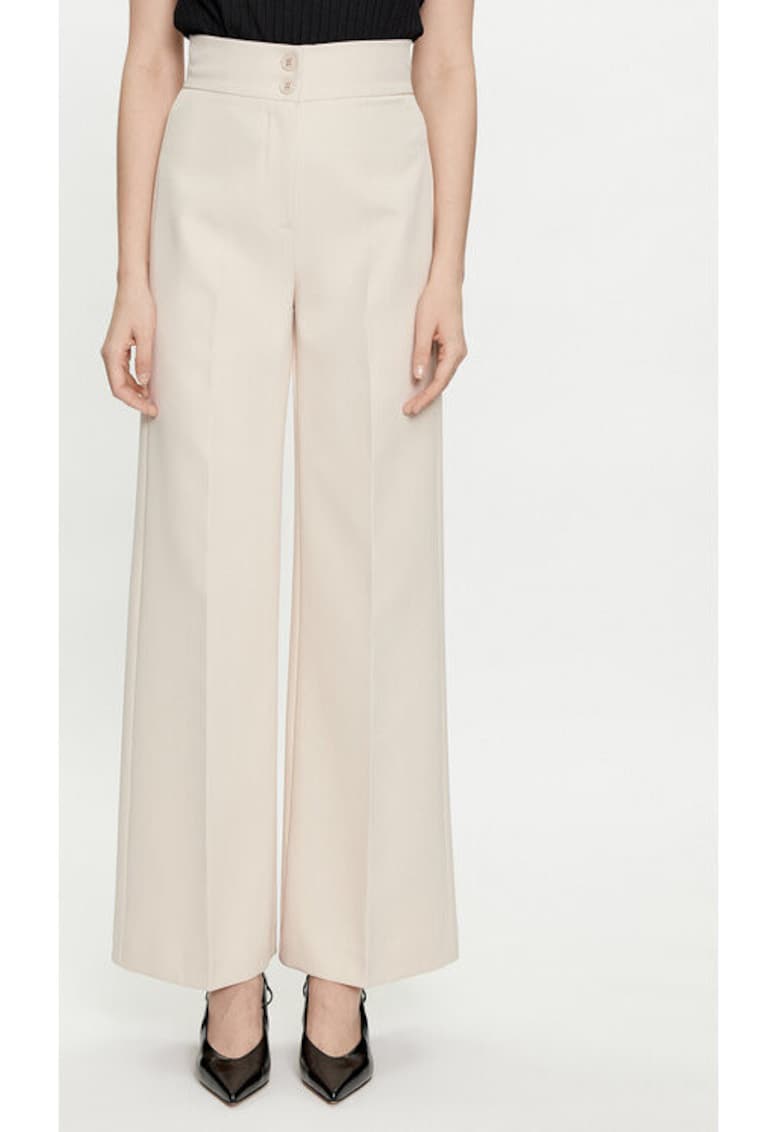 Pantaloni dama -  304139505 - Poliester - S INTL - Bej