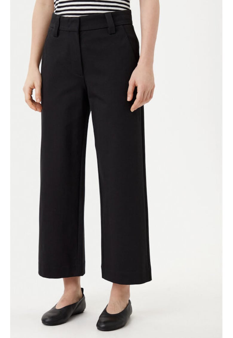 Pantaloni dama -  304830280 - Bumbac/Nylon - Negru