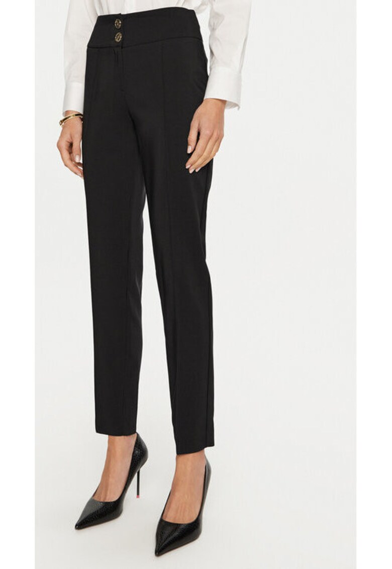 Pantaloni dama -  304776632 - Poliester - Negru