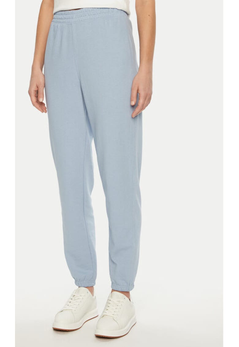 Pantaloni dama -  304784040 - Bumbac/Poliester - Albastru