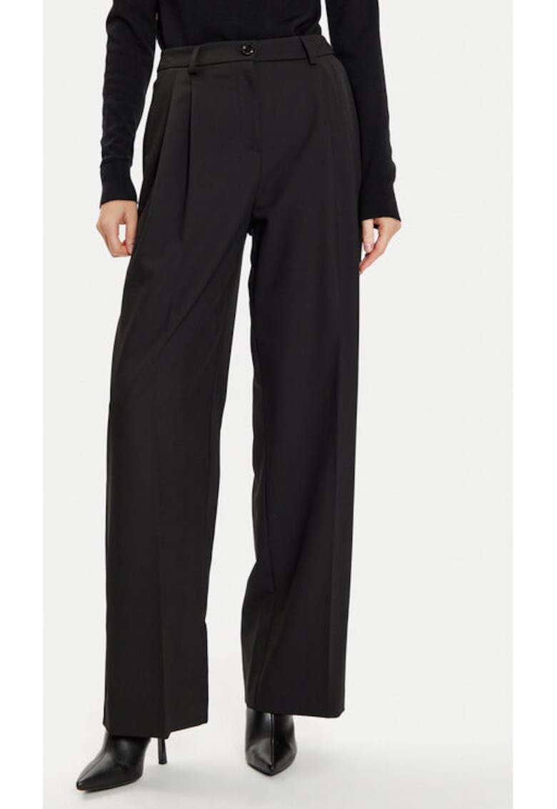 Pantaloni dama - 304831195 - Poliester/Viscoza - Negru - Negru