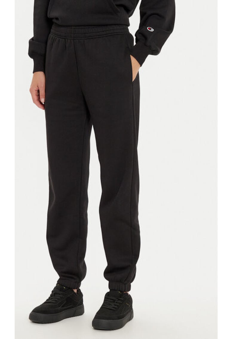 Pantaloni dama -  304698804 - Bumbac/Poliester - Negru