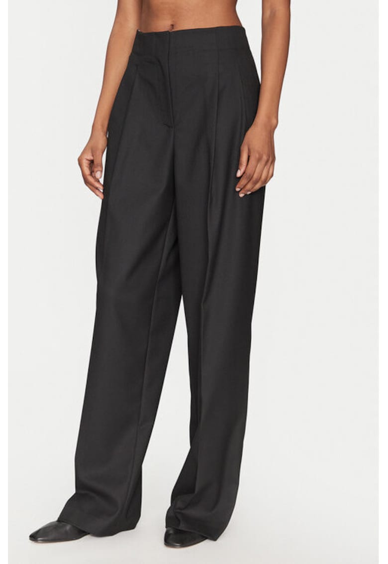 Pantaloni dama - 305214331 - Poliester/Viscoza - Negru - Negru