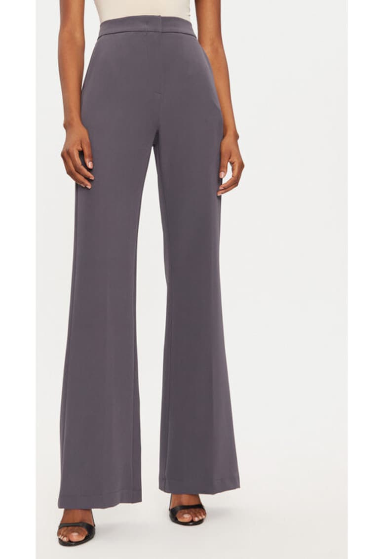 Pantaloni dama - 304864957 - Poliester - Gri