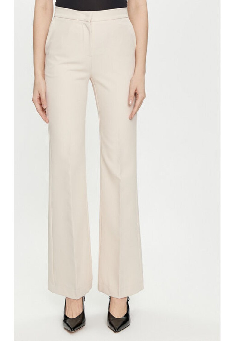 Pantaloni dama - 304139437 - Poliester - S INTL - Bej