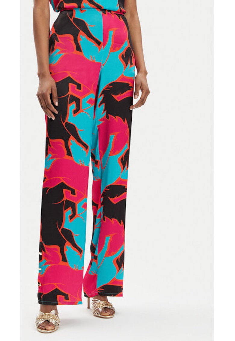 Pantaloni dama - 303689919 - Viscoza/Rayon - Multicolor - Multicolor