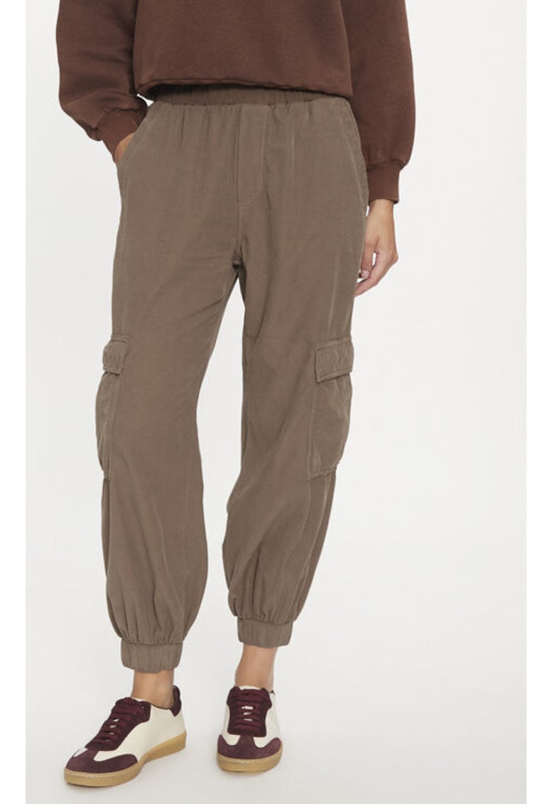 Pantaloni dama -  304530692 - Bumbac - S INTL - Maro