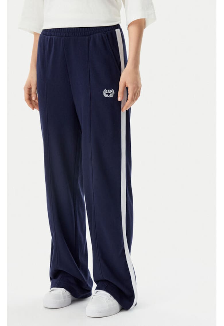 Pantaloni dama - 305290618 - Bumbac/Poliester reciclat - 2XS INTL - Albastru