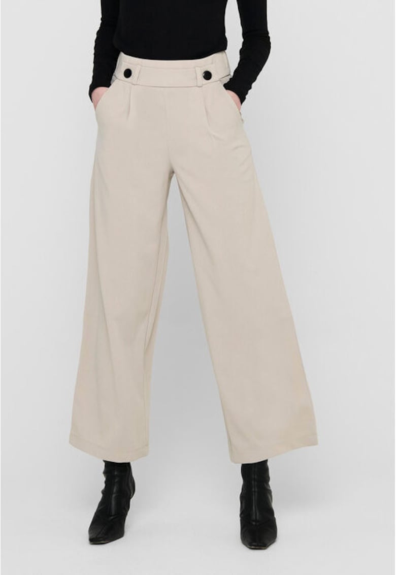 Pantaloni dama - 301833048 - Poliester - Gri