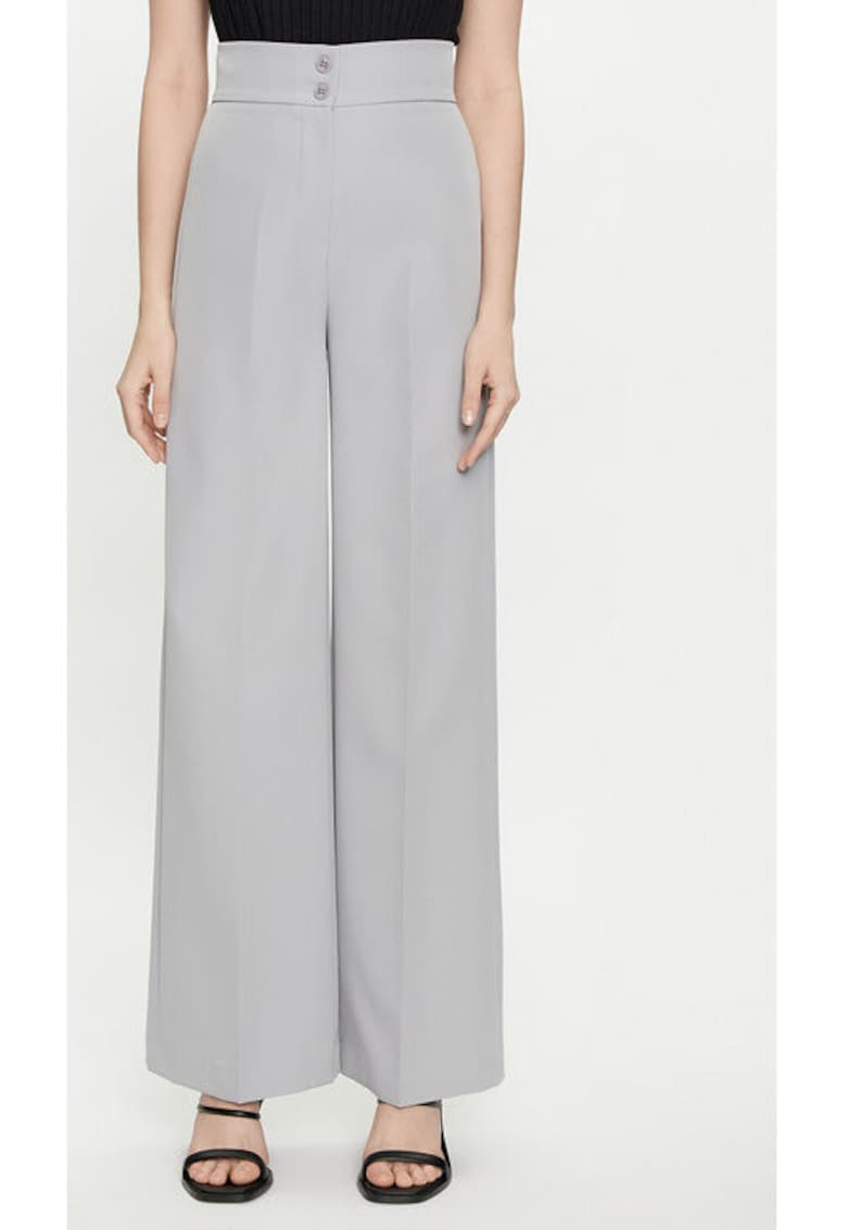 Pantaloni dama -  304139512 - Poliester - Gri Pantaloni dama -  304139512 - Poliester - Gri