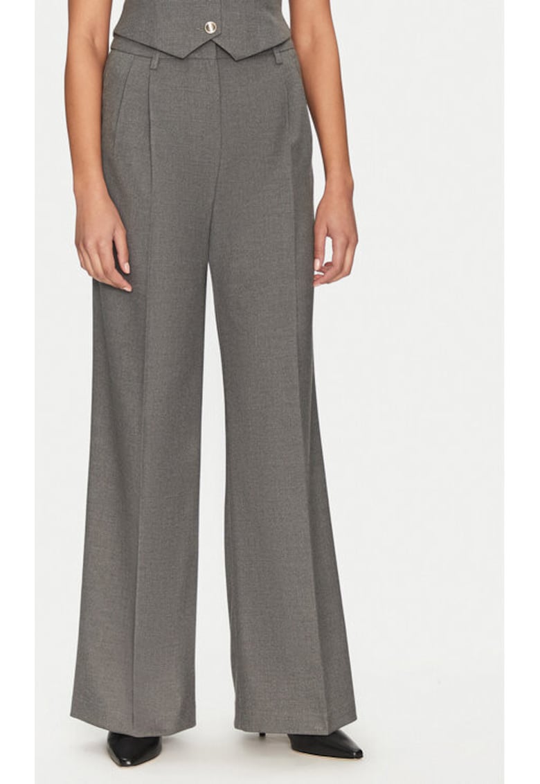 Morgan Pantaloni dama - 305253279 - Poliester/Viscoza - Gri - Gri