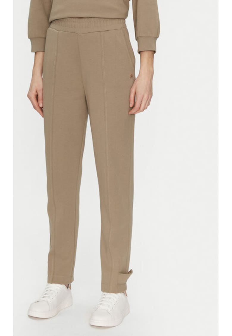 Pantaloni dama - 305182883 - Bumbac/Poliester - Bej