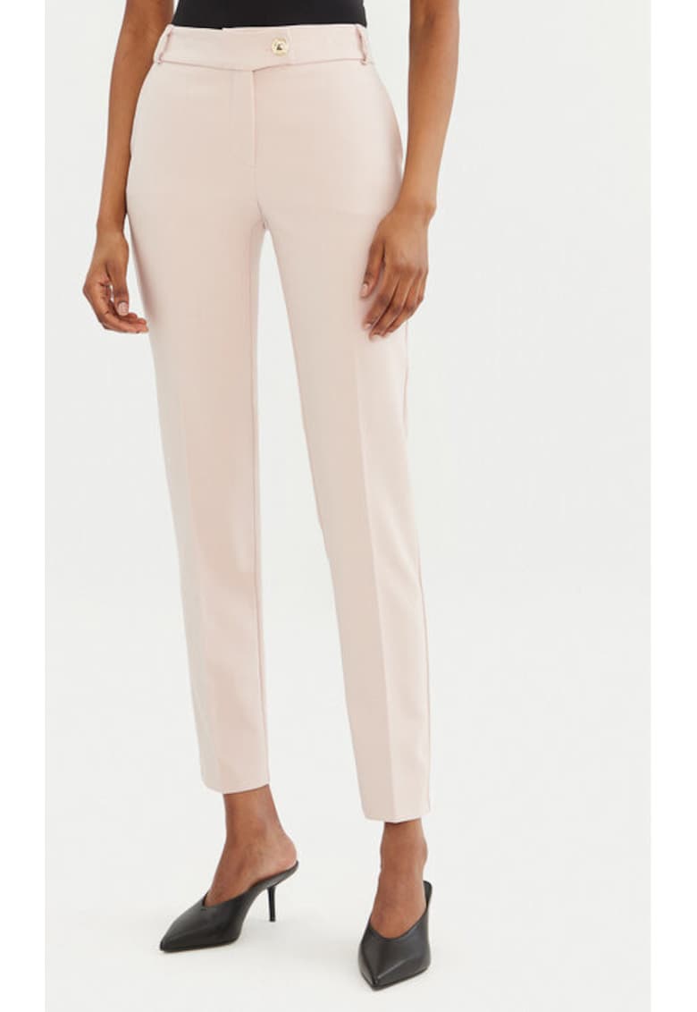 Pantaloni dama - 305266095 - Poliester - Roz Pantaloni dama - 305266095 - Poliester - Roz