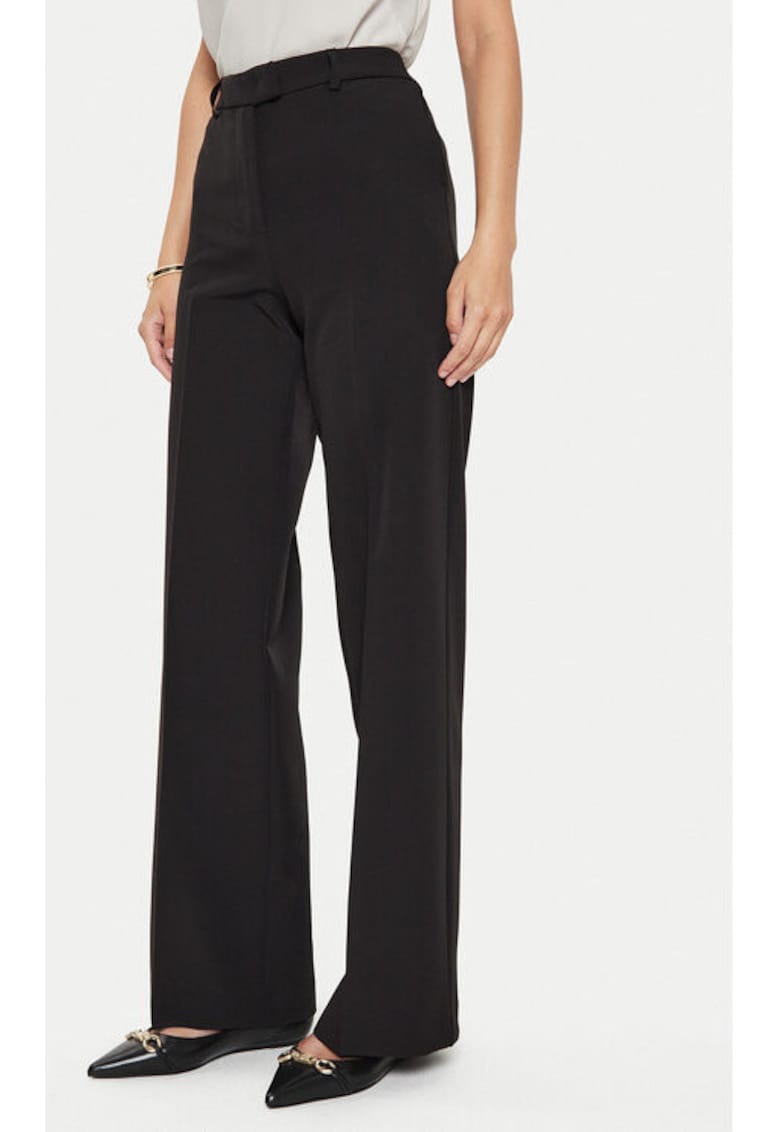 Pantaloni dama -  304610882 - Poliester - Negru