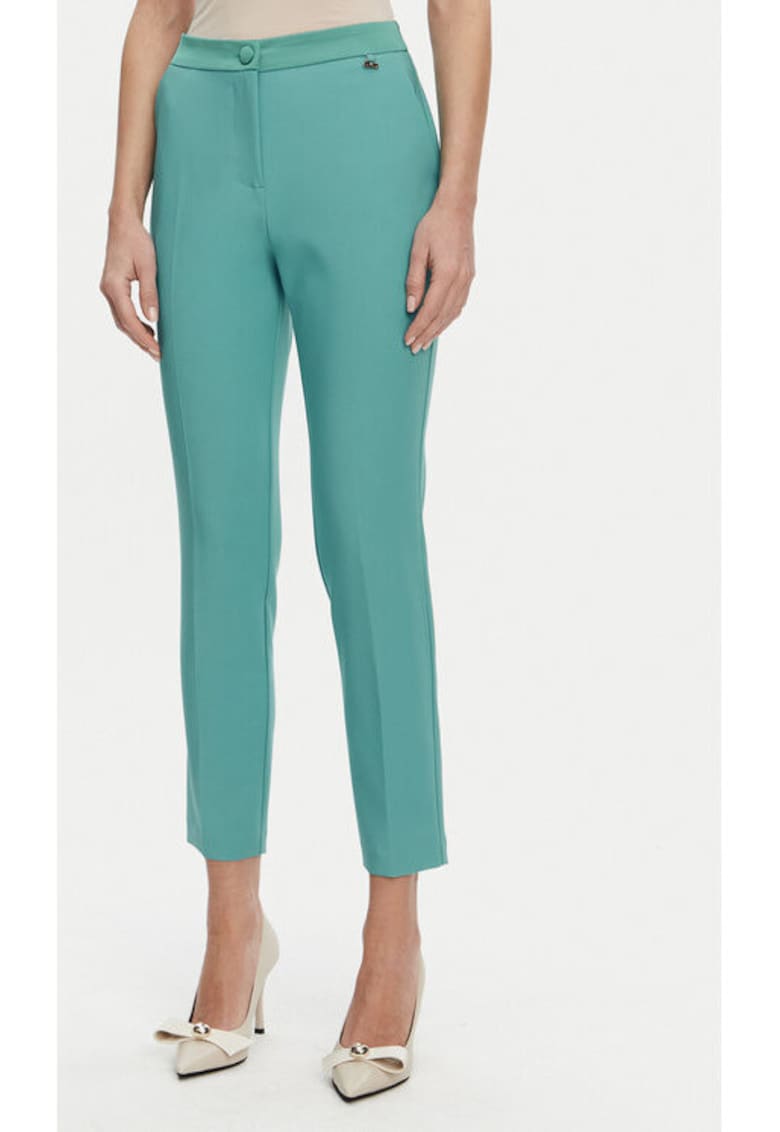Pantaloni dama -  305290892 - Poliester - Verde