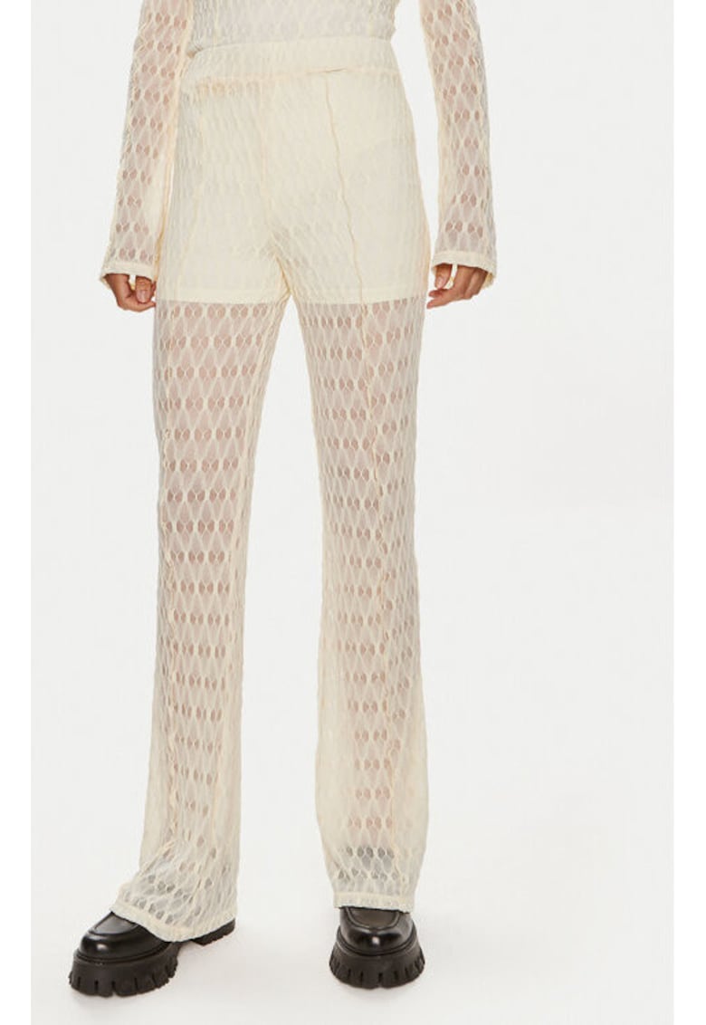 Pantaloni dama -  304354502 - Poliamida - Bej