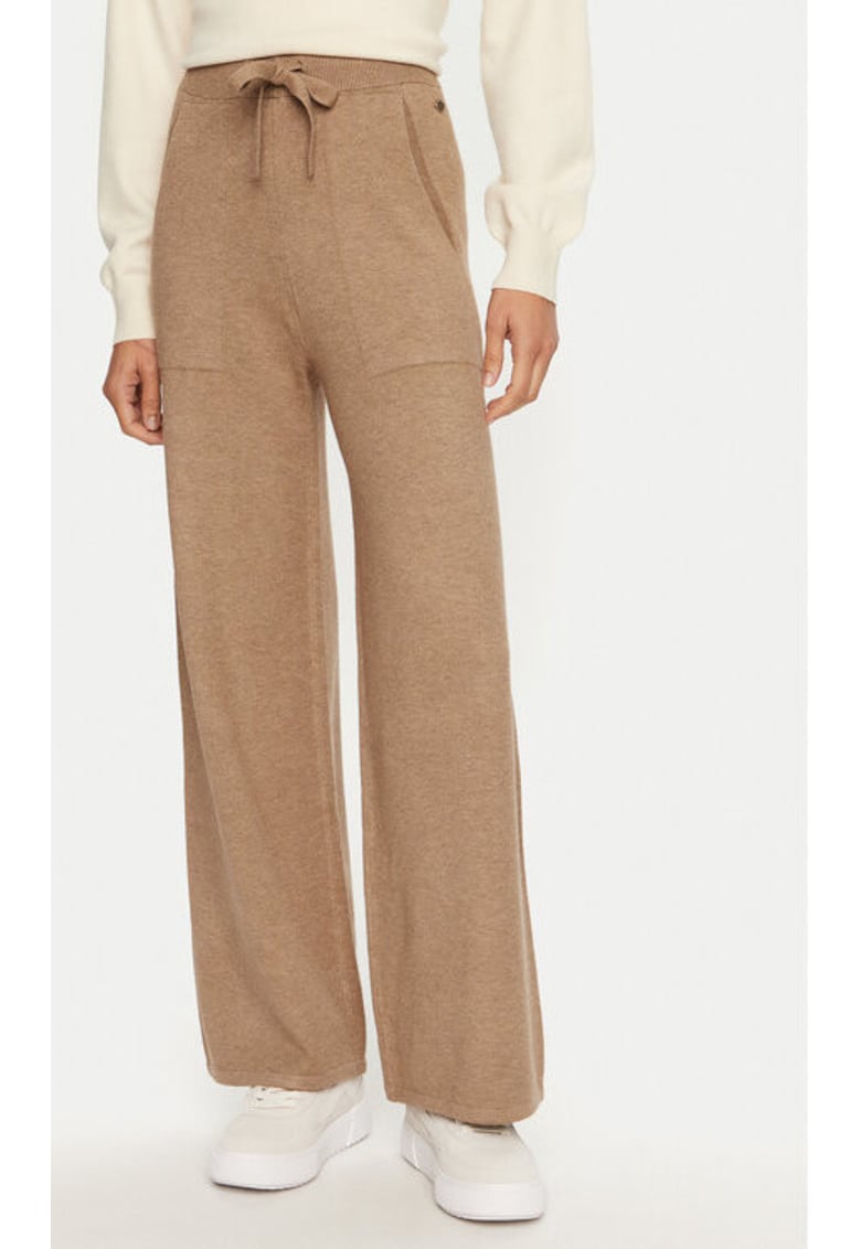 Pantaloni dama -  304396618 - Viscoza/Poliester - Bej