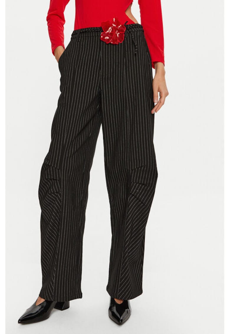 Pantaloni dama -  304472862 - Viscoza/Poliester - 34 EU - Negru