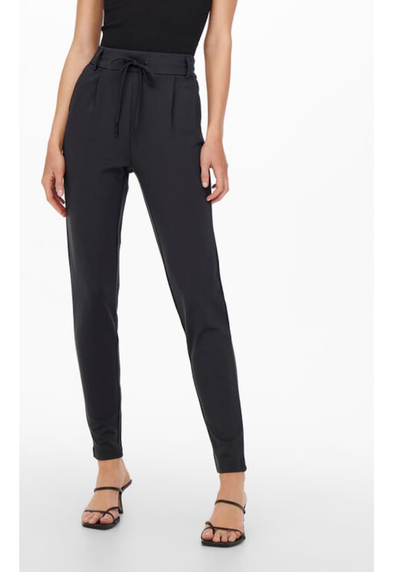 Pantaloni dama -  303601904 - Viscoza/Nylon - Albastru