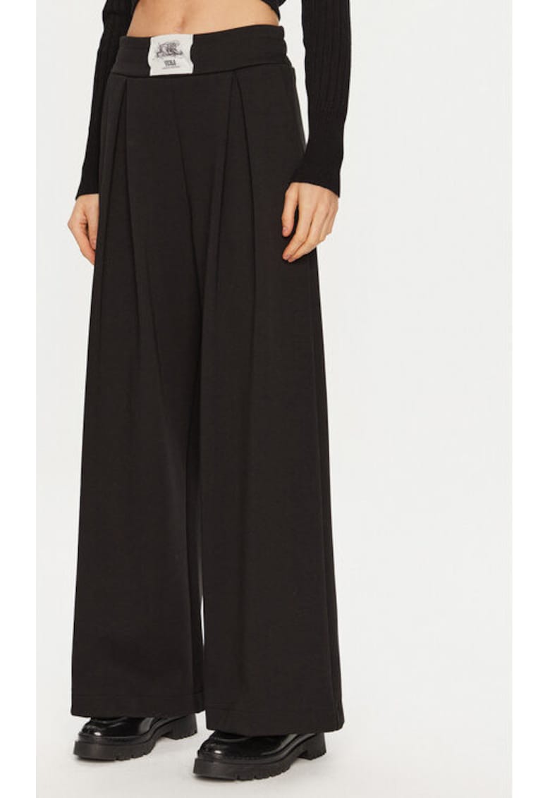 Pantaloni dama -  304905001 - Bumbac/Poliester - Negru