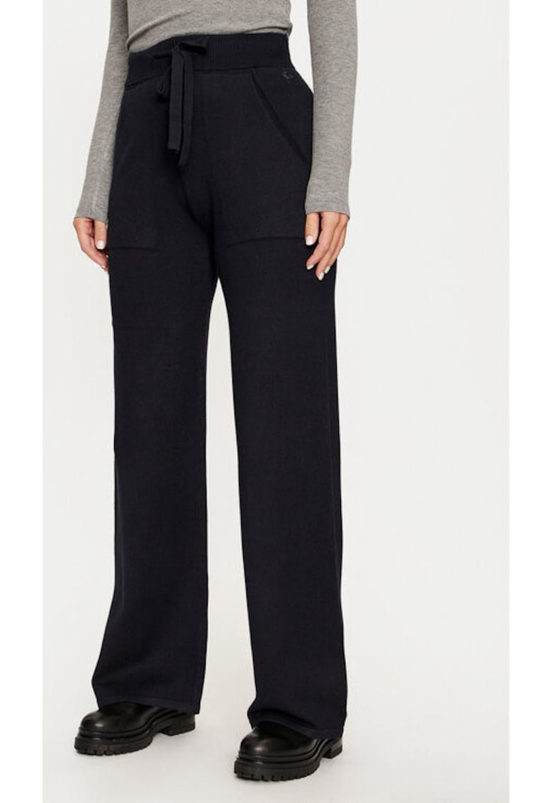 Pantaloni dama - 304396632 - Viscoza/Poliester - Albastru Pantaloni dama - 304396632 - Viscoza/Poliester - Albastru