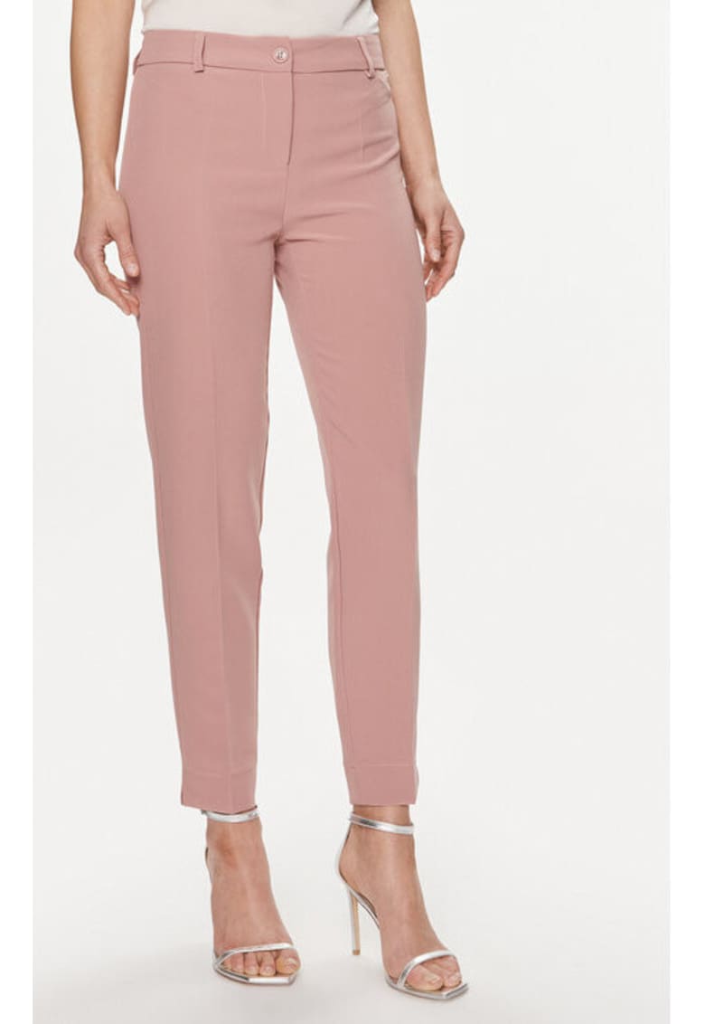 Pantaloni dama -  304042256 - Poliester - Roz Pantaloni dama -  304042256 - Poliester - Roz