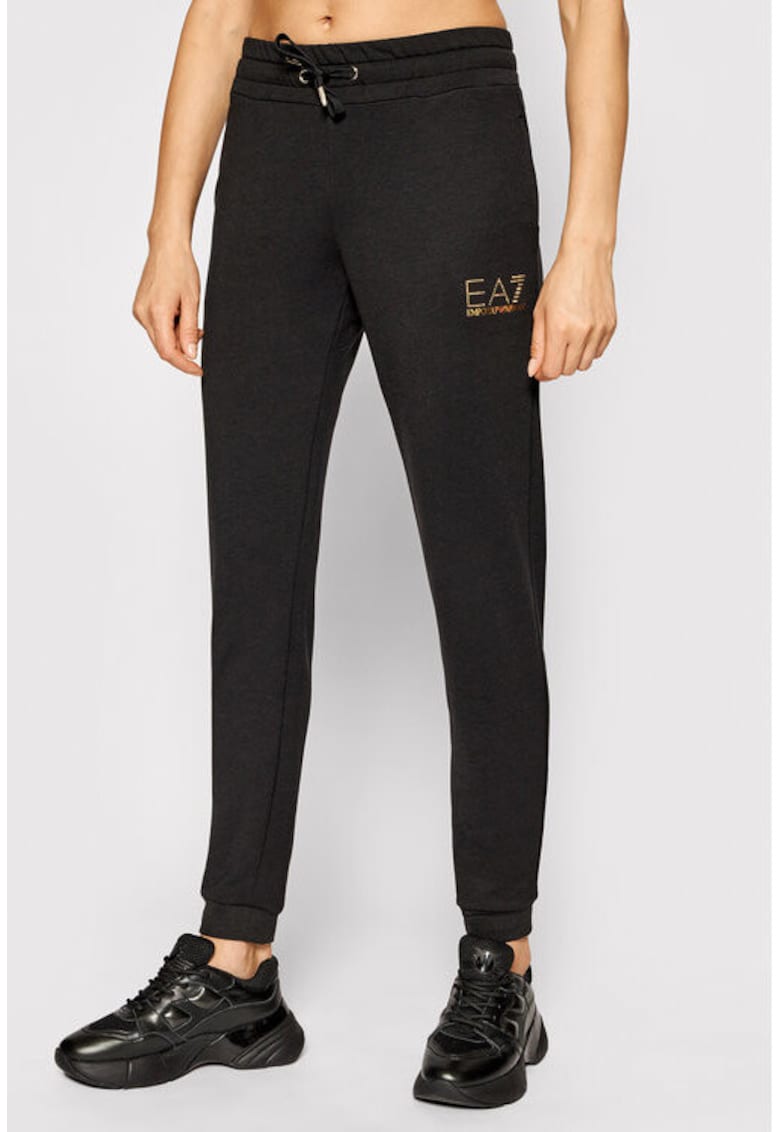 Pantaloni dama - Emporio Armani  208023351 - Poliester/Viscoza - XS INTL - Negru