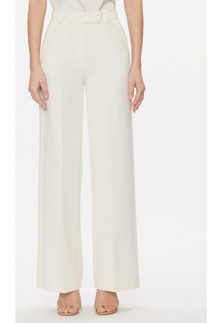 Pantaloni dama - 304111709 - Poliester - Bej