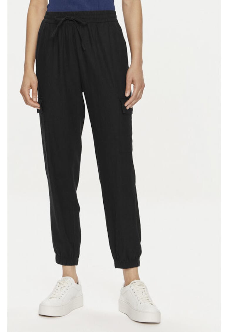 Pantaloni dama -  303323653 - In/Viscoza - Negru