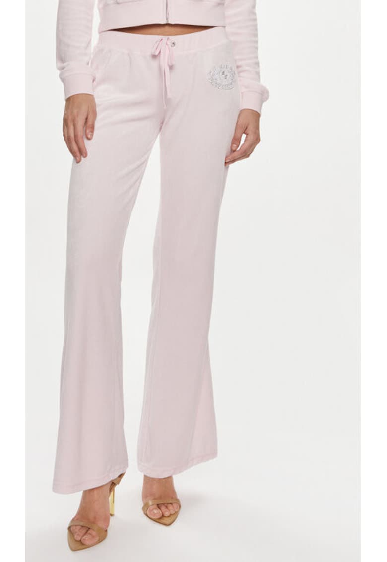 Pantaloni dama -  303896188 - Fibre de bambus/Poliester - Roz