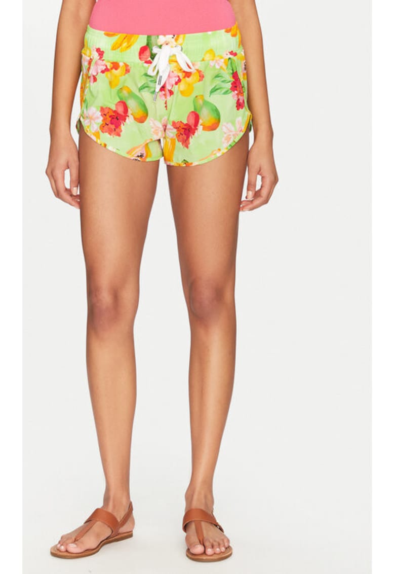 Pantaloni scurti dama - 305002532 - Nylon - Multicolor