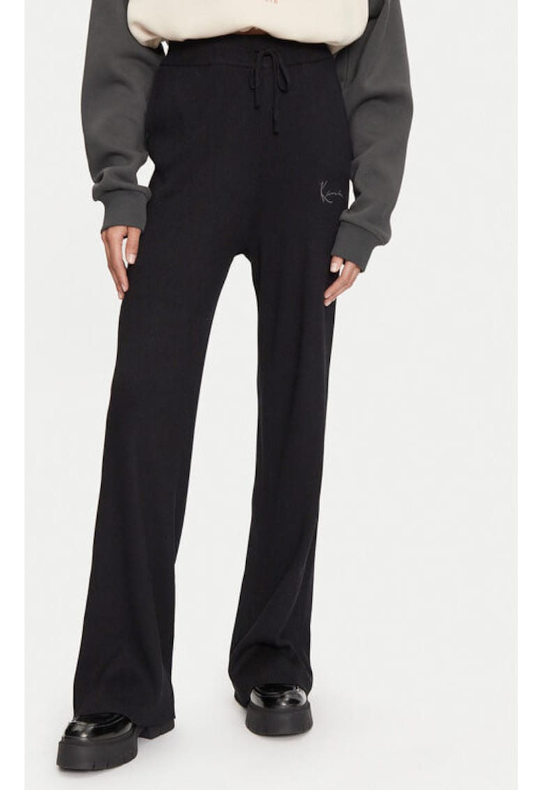 Pantaloni dama -  304487651 - Viscoza/Poliamida - L INTL - Negru