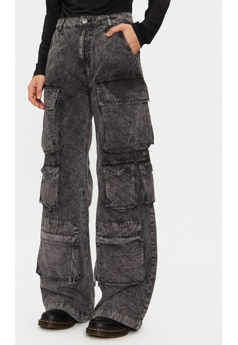 Pantaloni dama -  304543050 - Bumbac - Gri